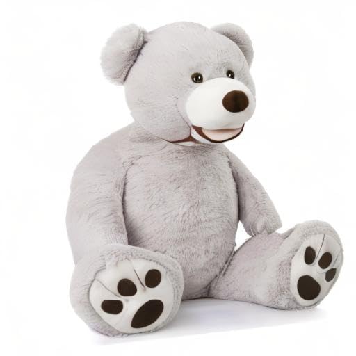 MorisMos Giant Teddy Bear Plush 5 Feet, Large Teddy Bears Stuffed Animals for Girlfriend Boyfriend, 5 Foot Life Size Bear Gifts for Valentine's Day, Baby Shower, Birthday