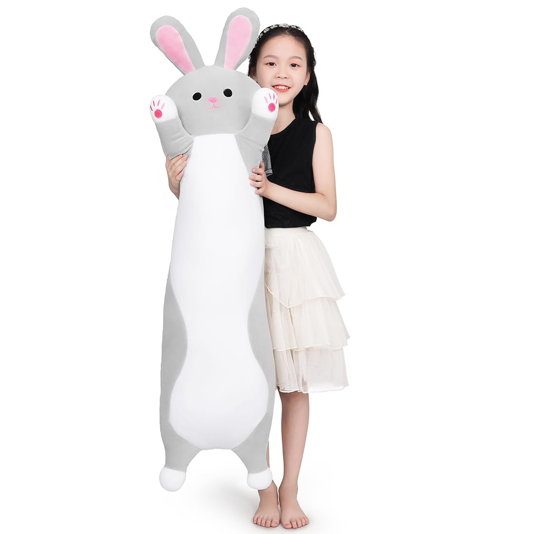 Long Shiba Inu Plush Toy, Soft Long Stuffed Corgi Plush Cute Long Shiba Inu Dog Stuffed Animals Shiba Inu Body Plush Stuffed Animal for Kids(Dog, 70cm/27.5inch)