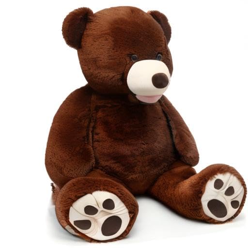 MorisMos Giant Teddy Bear Plush 5 Feet, Large Teddy Bears Stuffed Animals for Girlfriend Boyfriend, 5 Foot Life Size Bear Gifts for Valentine's Day, Baby Shower, Birthday