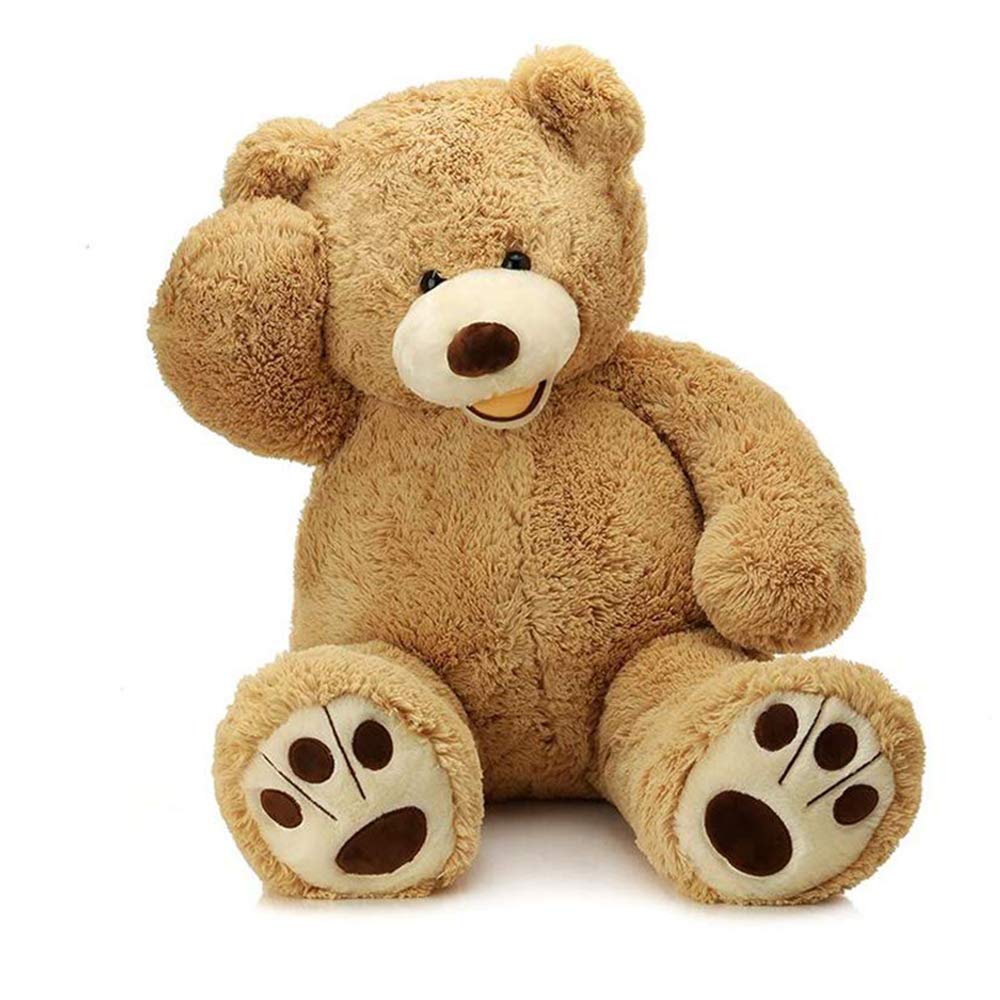 MorisMos Giant Teddy Bear Plush 5 Feet, Large Teddy Bears Stuffed Animals for Girlfriend Boyfriend, 5 Foot Life Size Bear Gifts for Valentine's Day, Baby Shower, Birthday