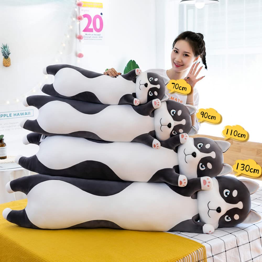 Long Shiba Inu Plush Toy, Soft Long Stuffed Corgi Plush Cute Long Shiba Inu Dog Stuffed Animals Shiba Inu Body Plush Stuffed Animal for Kids(Dog, 70cm/27.5inch)