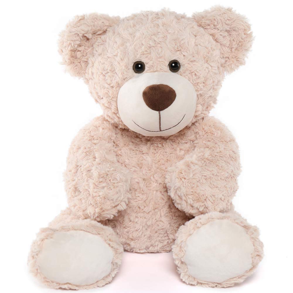 Tezituor Large Teddy Bear Stuffed Animal 5Ft, Big Teddy Bear with Heart, Giant Brown Stuffed Bear Plush Toys for Kids, I Love You Bear Gift for Girlfriend