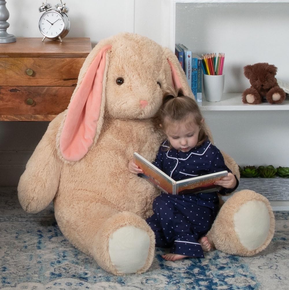 Vermont Teddy Bear Giant Elephant Stuffed Animal - Giant Stuffed Animals, 4 Foot, 48", 4 FT