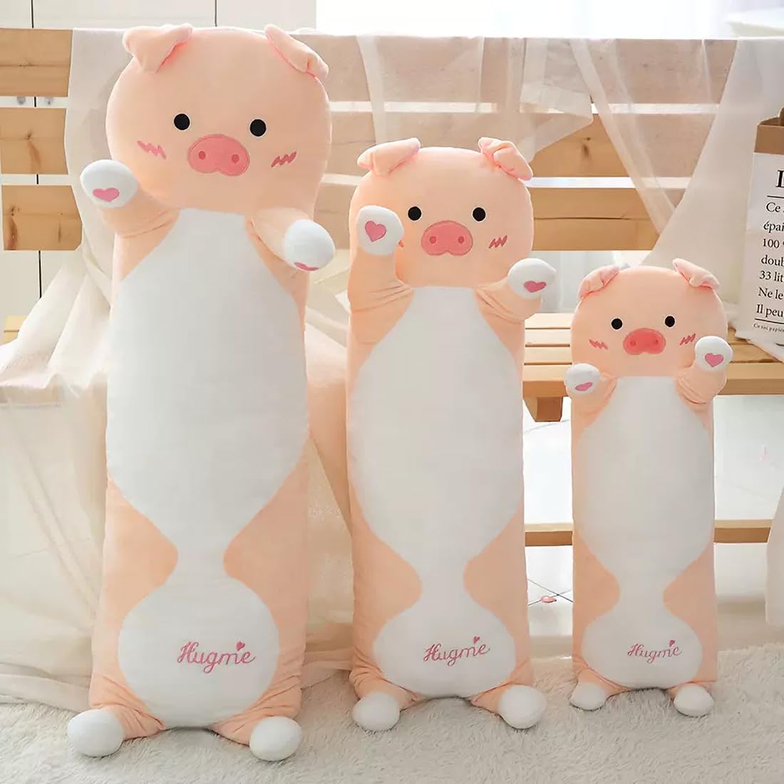 Long Shiba Inu Plush Toy, Soft Long Stuffed Corgi Plush Cute Long Shiba Inu Dog Stuffed Animals Shiba Inu Body Plush Stuffed Animal for Kids(Dog, 70cm/27.5inch)