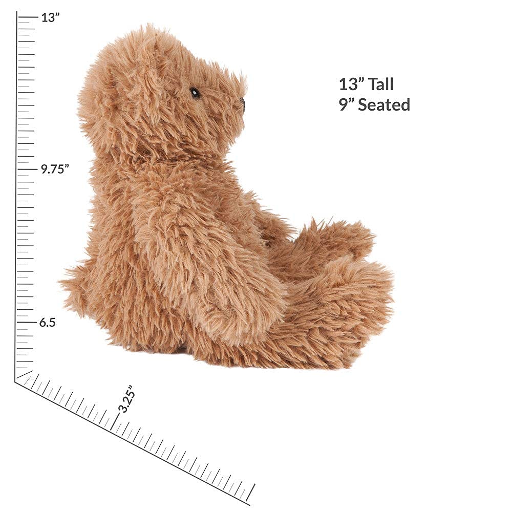 Vermont Teddy Bear Super Soft Almond Brown Teddy Bear - 18 Inch, Plush Stuffed Animal to Sleep with, Cozy Bear Plush from Stuffed Animals
