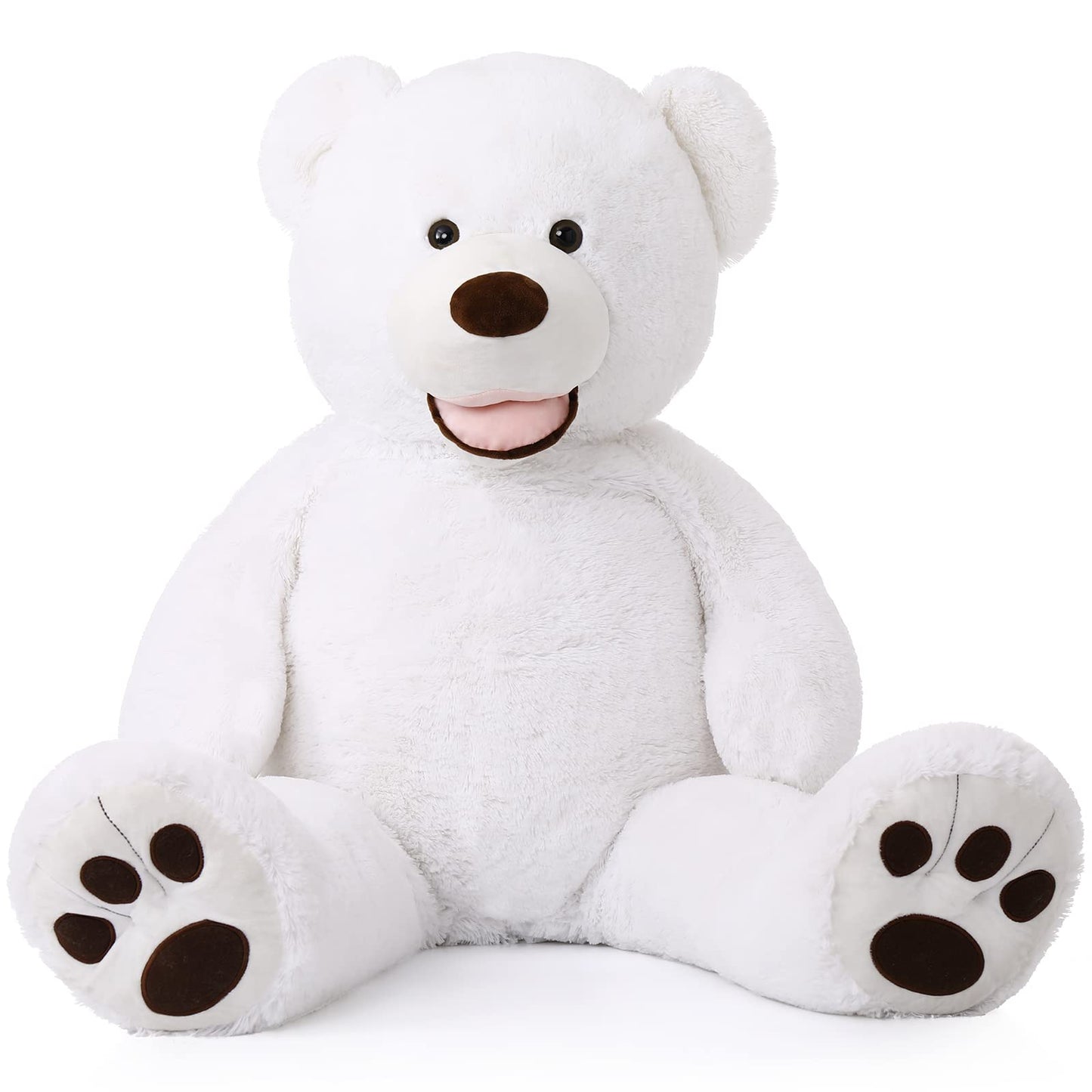 MorisMos Giant Teddy Bear Plush 5 Feet, Large Teddy Bears Stuffed Animals for Girlfriend Boyfriend, 5 Foot Life Size Bear Gifts for Valentine's Day, Baby Shower, Birthday