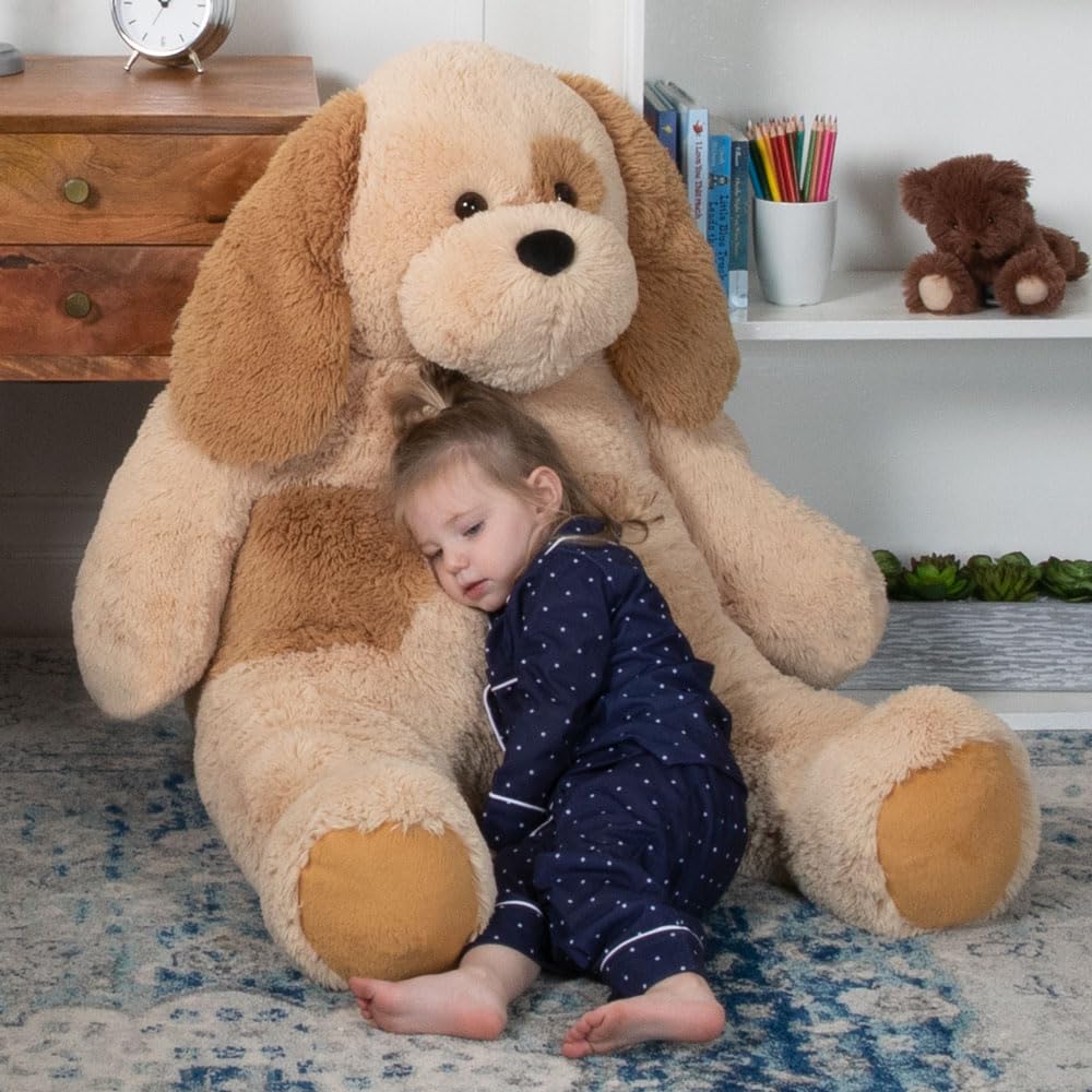 Vermont Teddy Bear Giant Elephant Stuffed Animal - Giant Stuffed Animals, 4 Foot, 48", 4 FT