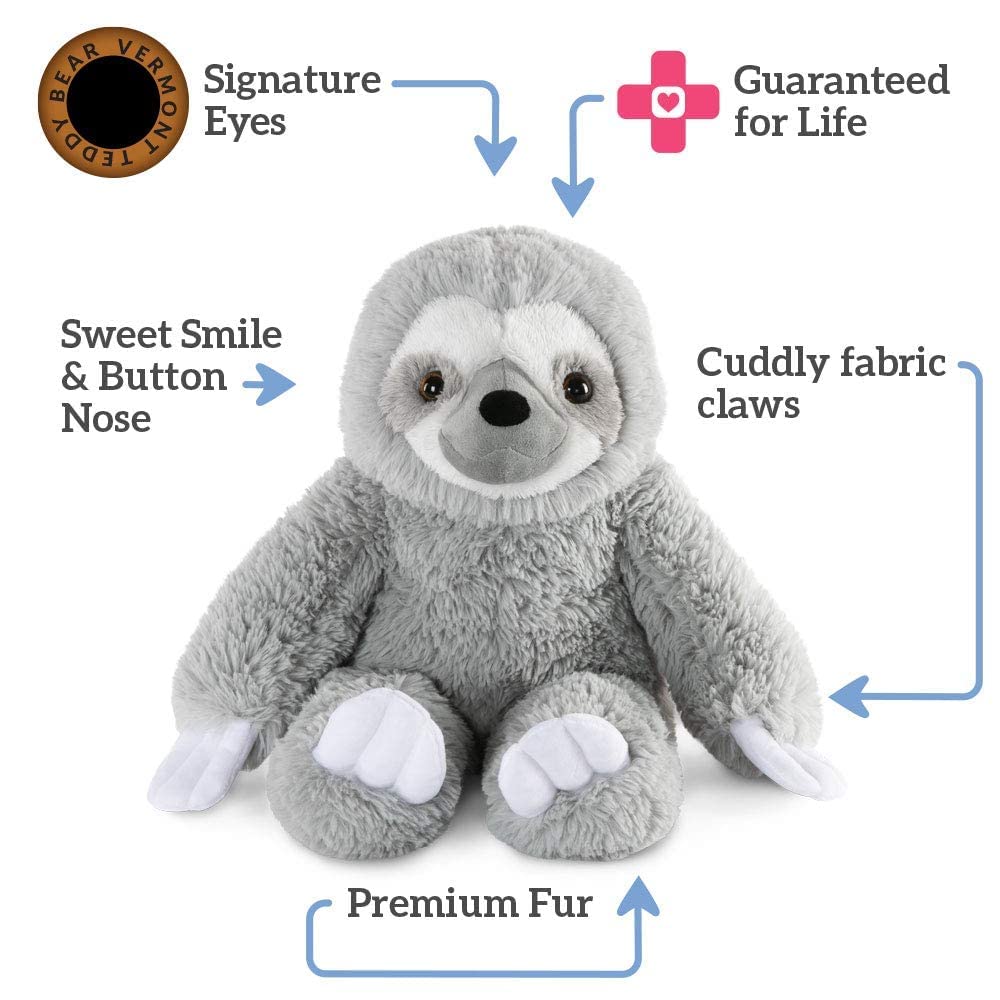 Vermont Teddy Bear Stuffed Monkey - Oh So Soft Monkey Stuffed Animal, Plush Toy, Brown, 18 Inch