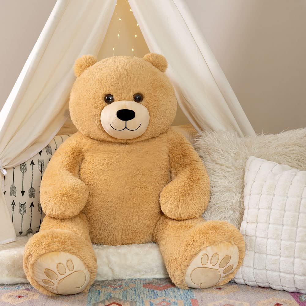 Vermont Teddy Bear Giant Elephant Stuffed Animal - Giant Stuffed Animals, 4 Foot, 48", 4 FT