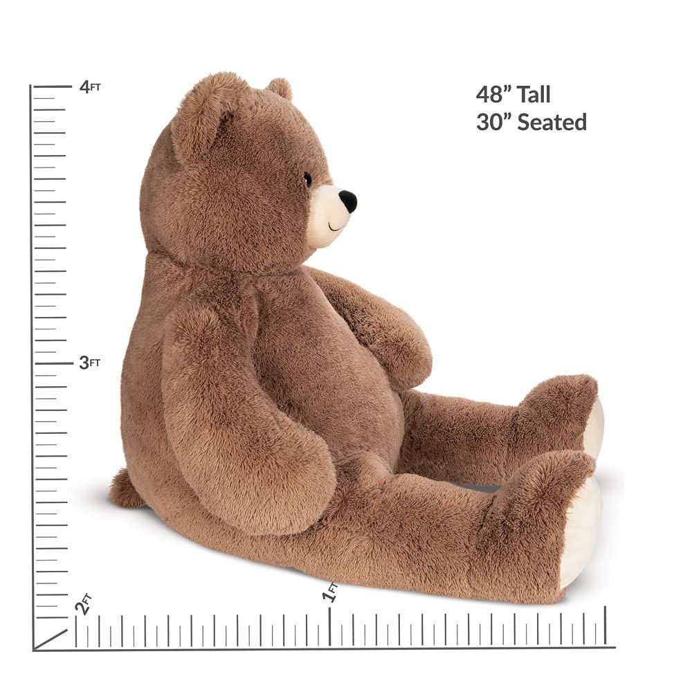 Vermont Teddy Bear Giant Elephant Stuffed Animal - Giant Stuffed Animals, 4 Foot, 48", 4 FT