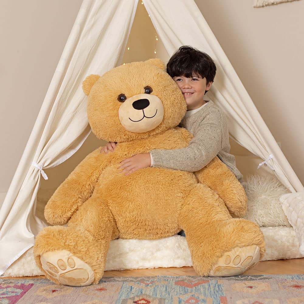 Vermont Teddy Bear Giant Elephant Stuffed Animal - Giant Stuffed Animals, 4 Foot, 48", 4 FT