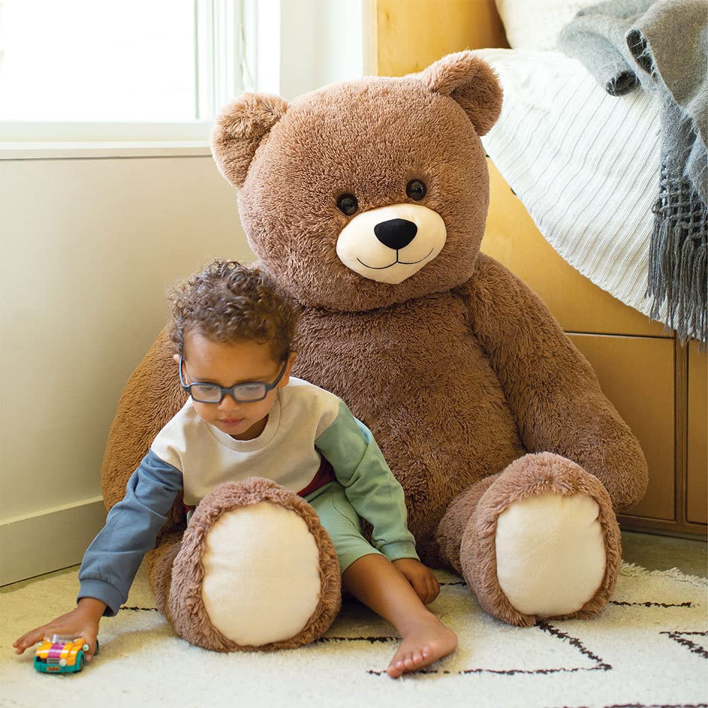 Vermont Teddy Bear Giant Elephant Stuffed Animal - Giant Stuffed Animals, 4 Foot, 48", 4 FT