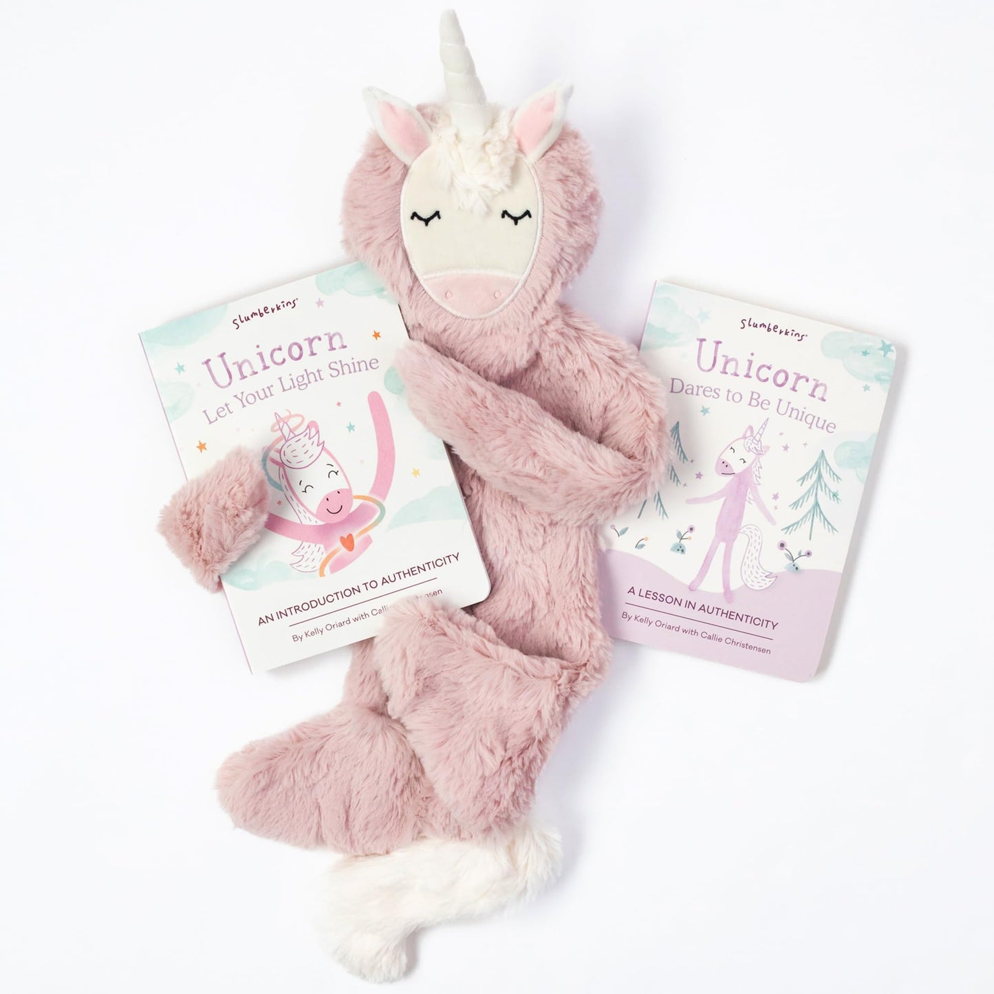 Slumberkins Sloth Snuggler & 2 Board Books Complete Set Bundle | Promotes Routines, Relaxation & Coping Skills | Social Emotional Learning Soft Plush Animal (Sloth Snuggler Plush + 2 Board Books)