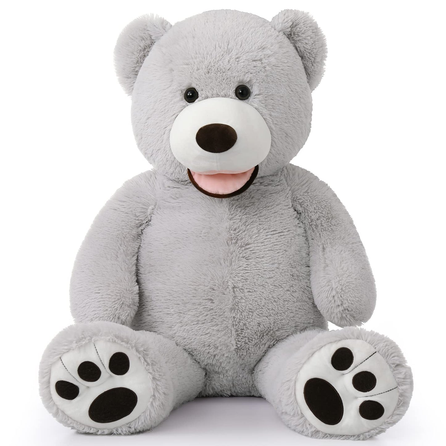 MorisMos Giant Teddy Bear Plush 5 Feet, Large Teddy Bears Stuffed Animals for Girlfriend Boyfriend, 5 Foot Life Size Bear Gifts for Valentine's Day, Baby Shower, Birthday