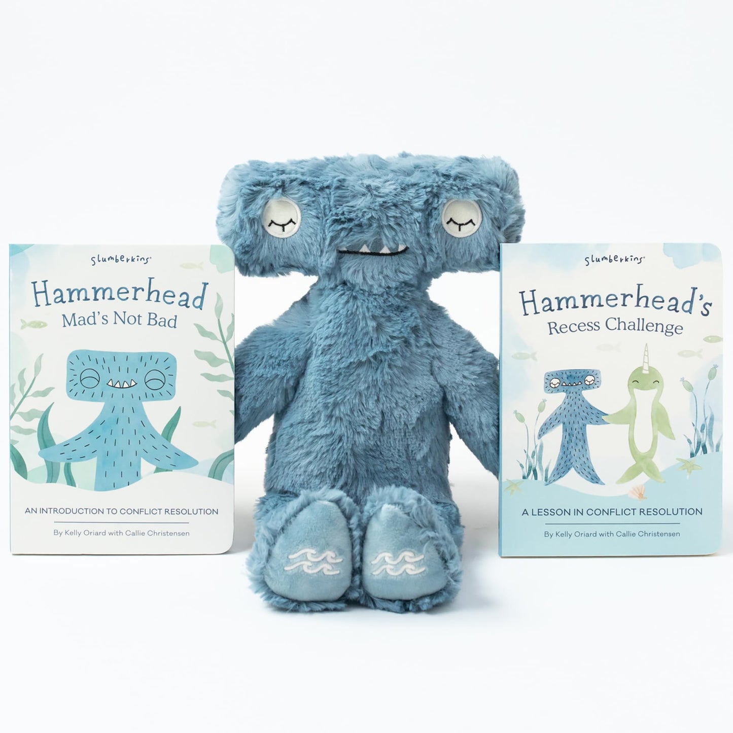 Slumberkins 14" Fox Kin & 2 Board Books Complete Set Bundle | Supports Changes, Coping Skills & Transitions | Social Emotional Development | Soft Plush Animal Gift Set (Fox Kin Plush + 2 Board Books)