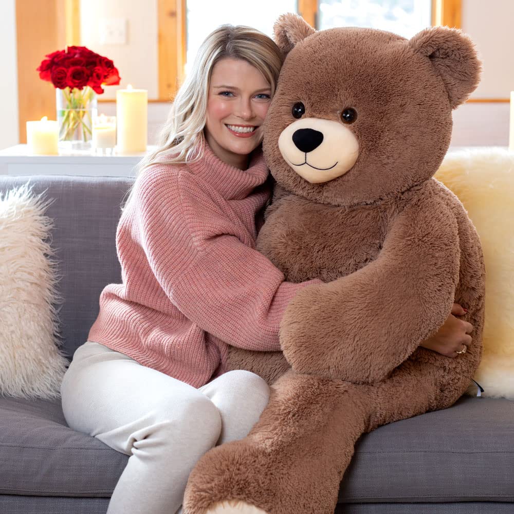 Vermont Teddy Bear Giant Elephant Stuffed Animal - Giant Stuffed Animals, 4 Foot, 48", 4 FT