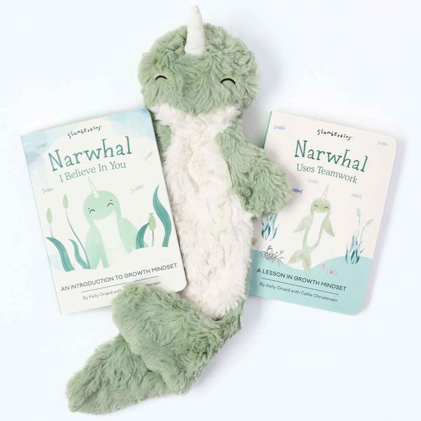Slumberkins Sloth Snuggler & 2 Board Books Complete Set Bundle | Promotes Routines, Relaxation & Coping Skills | Social Emotional Learning Soft Plush Animal (Sloth Snuggler Plush + 2 Board Books)
