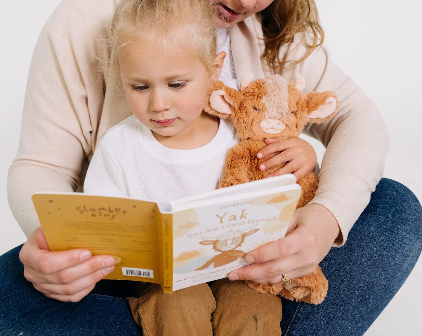 Slumberkins Sloth Snuggler & 2 Board Books Complete Set Bundle | Promotes Routines, Relaxation & Coping Skills | Social Emotional Learning Soft Plush Animal (Sloth Snuggler Plush + 2 Board Books)