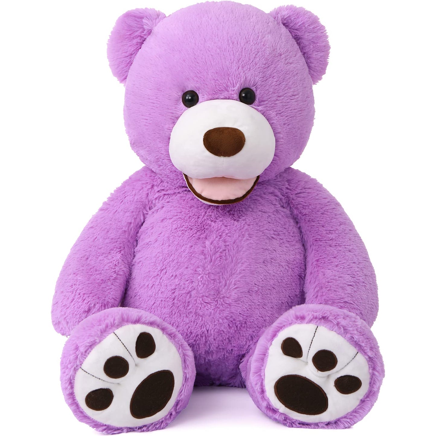MorisMos Giant Teddy Bear Plush 5 Feet, Large Teddy Bears Stuffed Animals for Girlfriend Boyfriend, 5 Foot Life Size Bear Gifts for Valentine's Day, Baby Shower, Birthday