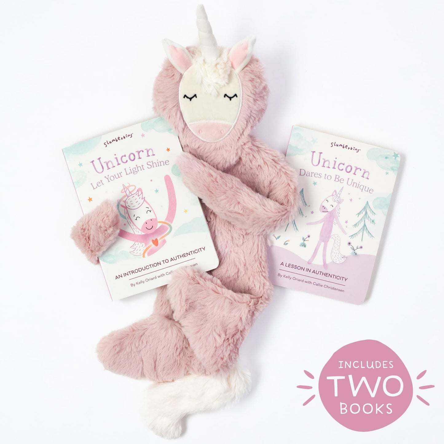 Slumberkins Sloth Snuggler & 2 Board Books Complete Set Bundle | Promotes Routines, Relaxation & Coping Skills | Social Emotional Learning Soft Plush Animal (Sloth Snuggler Plush + 2 Board Books)