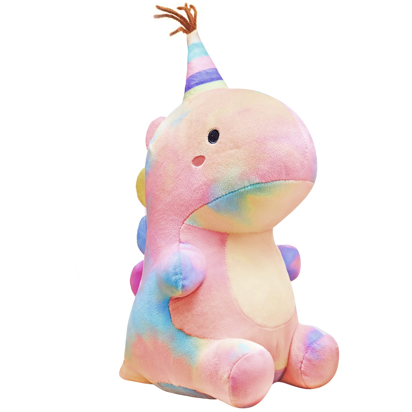 VHYHCY Stuffed Animal Plush Toys, Cute Dinosaur Toy, Soft Dino Plushies for Kids Plush Doll Gifts for Boys Girls (Green, 9 Inch)