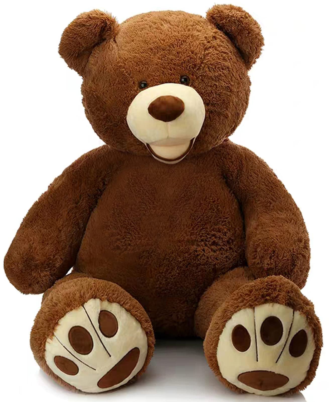MorisMos Giant Teddy Bear Plush 5 Feet, Large Teddy Bears Stuffed Animals for Girlfriend Boyfriend, 5 Foot Life Size Bear Gifts for Valentine's Day, Baby Shower, Birthday
