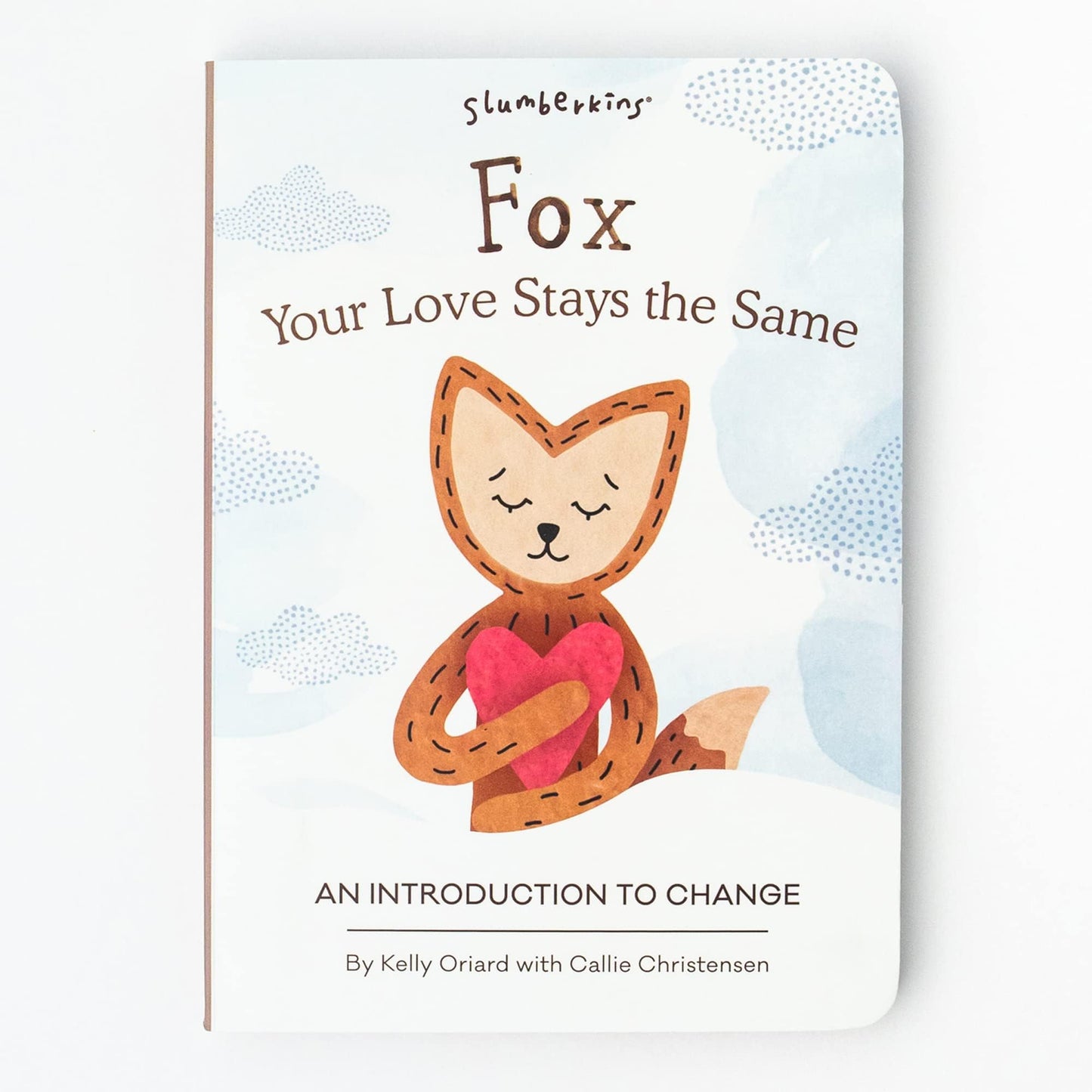 Slumberkins 14" Fox Kin & 2 Board Books Complete Set Bundle | Supports Changes, Coping Skills & Transitions | Social Emotional Development | Soft Plush Animal Gift Set (Fox Kin Plush + 2 Board Books)