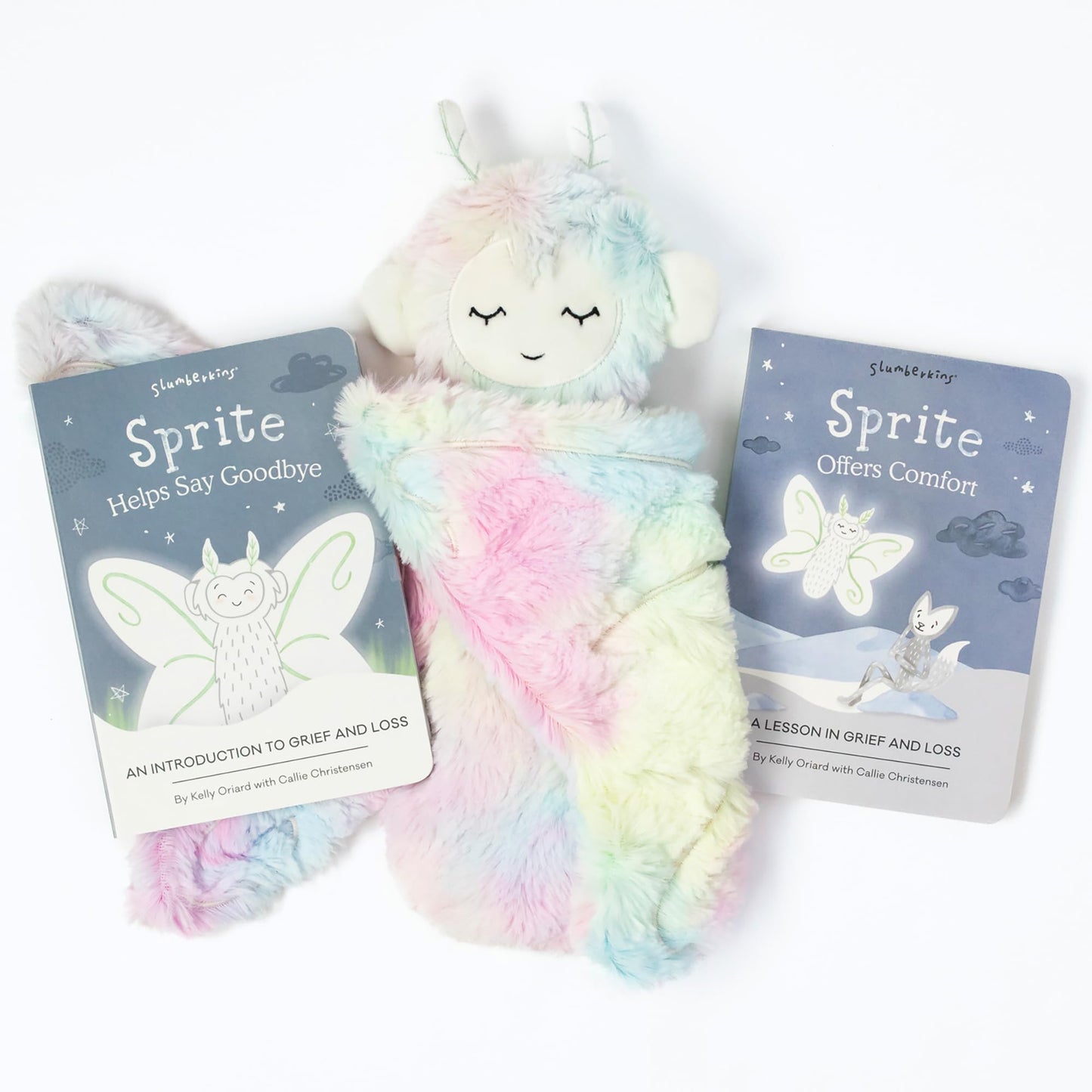 Slumberkins Sloth Snuggler & 2 Board Books Complete Set Bundle | Promotes Routines, Relaxation & Coping Skills | Social Emotional Learning Soft Plush Animal (Sloth Snuggler Plush + 2 Board Books)