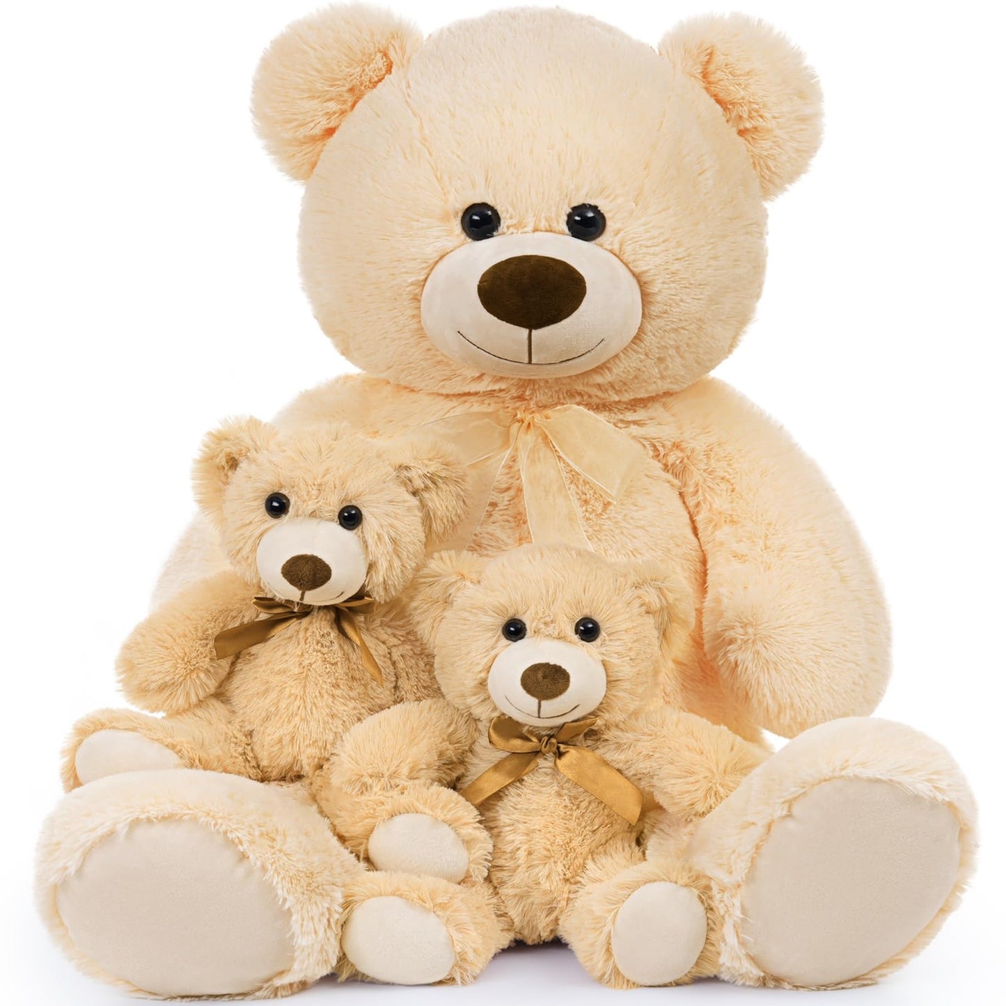 MorisMos Giant Teddy Bear Plush 5 Feet, Large Teddy Bears Stuffed Animals for Girlfriend Boyfriend, 5 Foot Life Size Bear Gifts for Valentine's Day, Baby Shower, Birthday