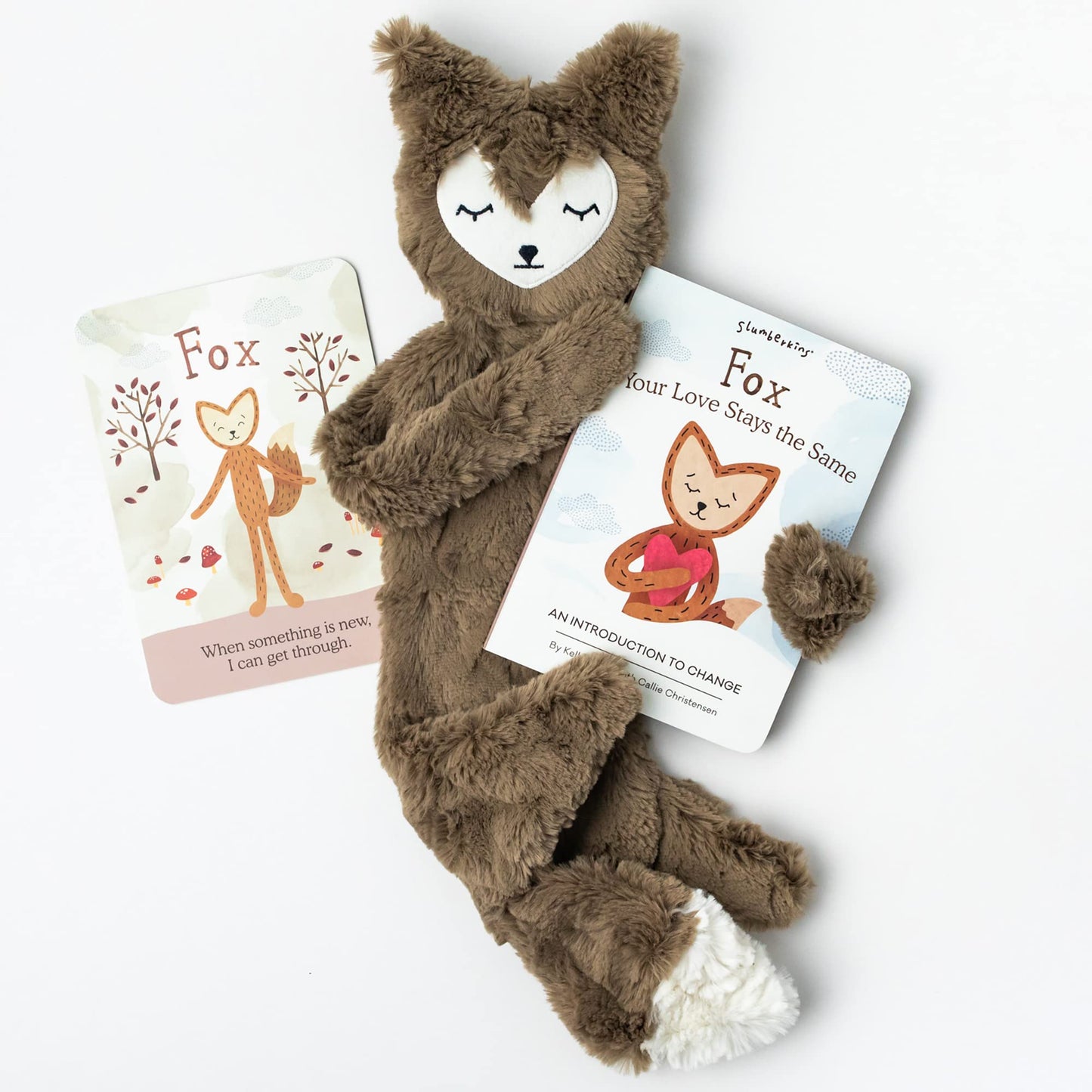 Slumberkins Sloth Snuggler & 2 Board Books Complete Set Bundle | Promotes Routines, Relaxation & Coping Skills | Social Emotional Learning Soft Plush Animal (Sloth Snuggler Plush + 2 Board Books)