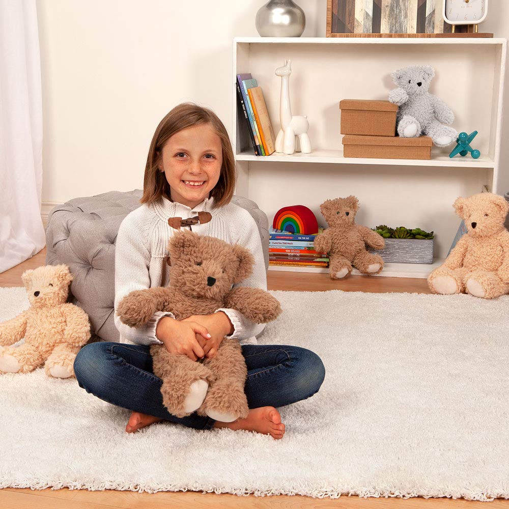 Vermont Teddy Bear Super Soft Almond Brown Teddy Bear - 18 Inch, Plush Stuffed Animal to Sleep with, Cozy Bear Plush from Stuffed Animals