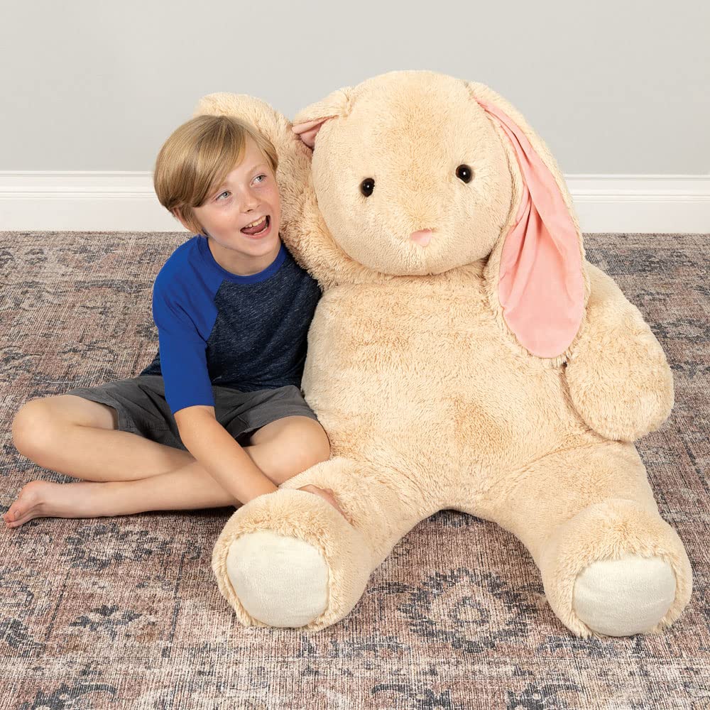 Vermont Teddy Bear Giant Elephant Stuffed Animal - Giant Stuffed Animals, 4 Foot, 48", 4 FT