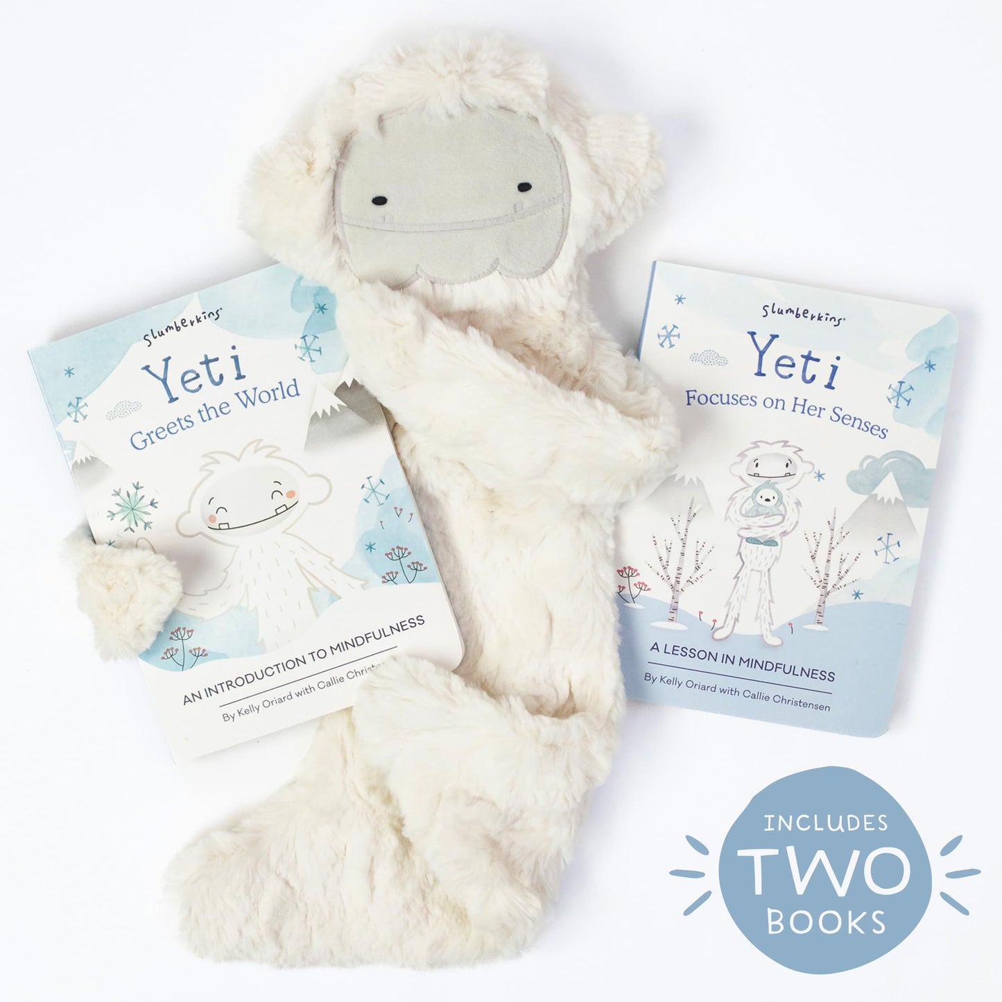 Slumberkins Sloth Snuggler & 2 Board Books Complete Set Bundle | Promotes Routines, Relaxation & Coping Skills | Social Emotional Learning Soft Plush Animal (Sloth Snuggler Plush + 2 Board Books)