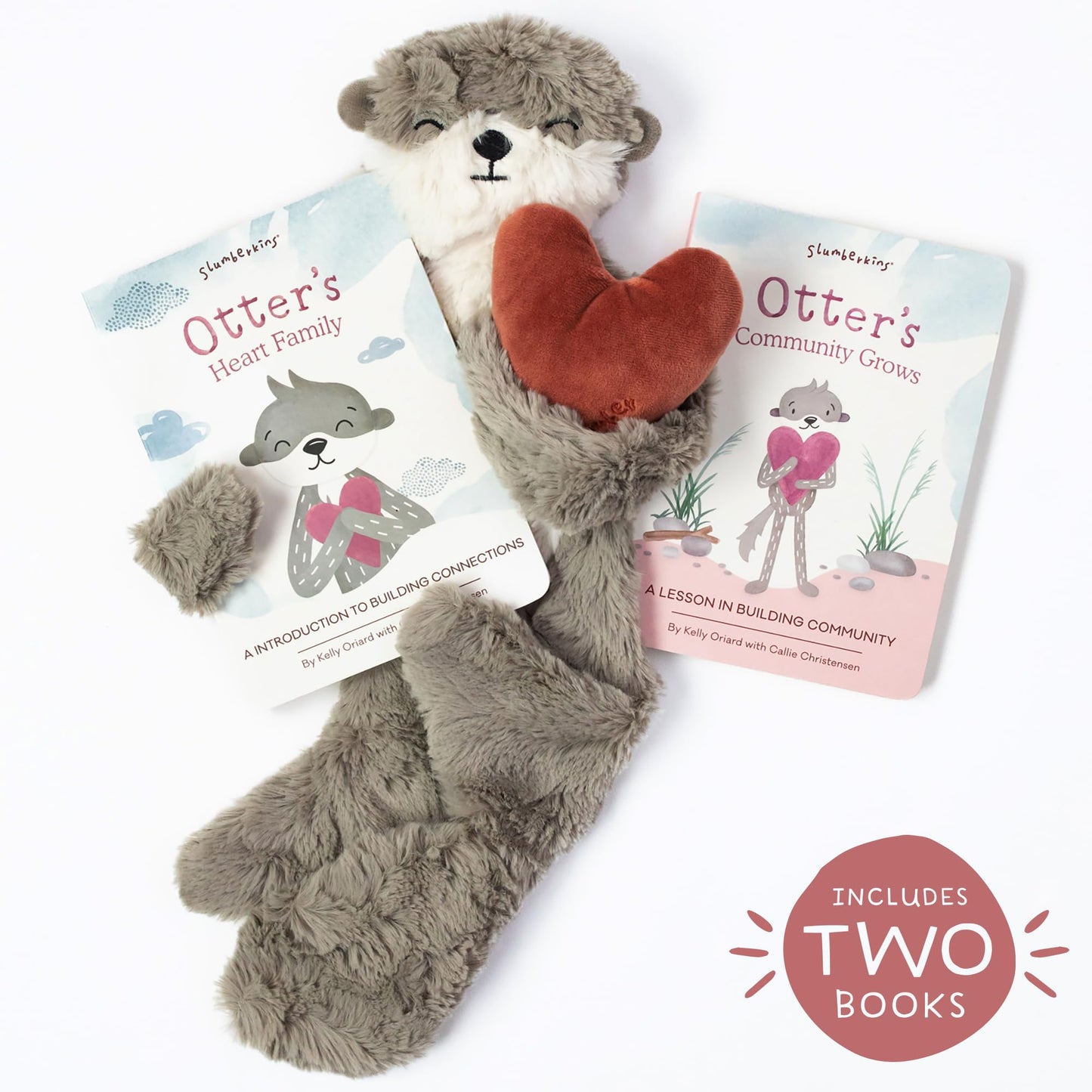 Slumberkins Sloth Snuggler & 2 Board Books Complete Set Bundle | Promotes Routines, Relaxation & Coping Skills | Social Emotional Learning Soft Plush Animal (Sloth Snuggler Plush + 2 Board Books)