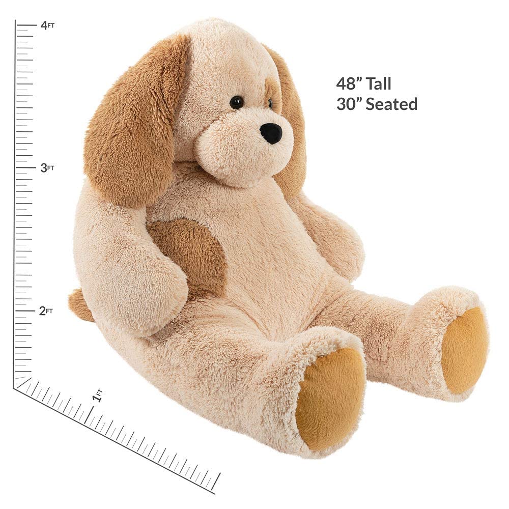 Vermont Teddy Bear Giant Elephant Stuffed Animal - Giant Stuffed Animals, 4 Foot, 48", 4 FT