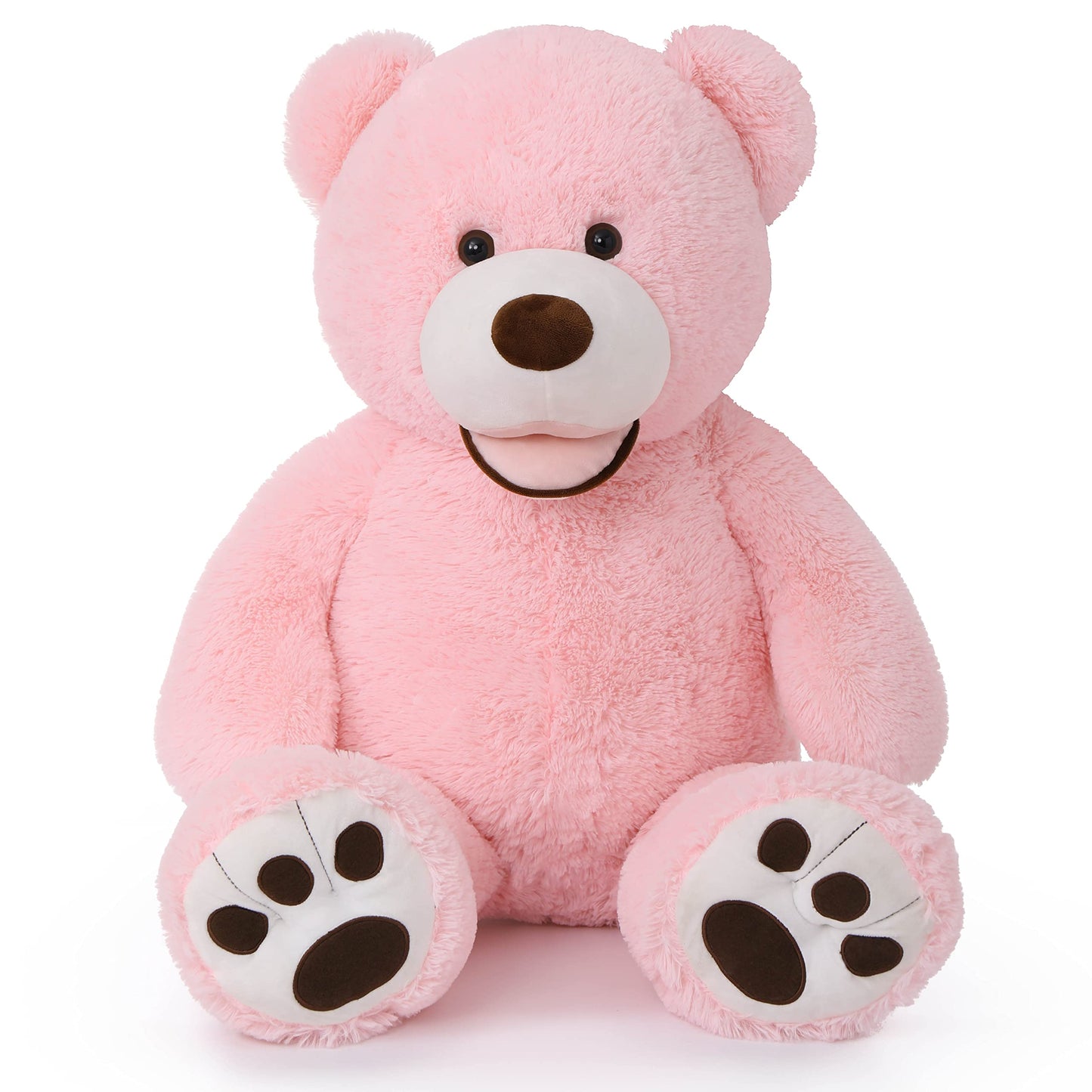 MorisMos Giant Teddy Bear Plush 5 Feet, Large Teddy Bears Stuffed Animals for Girlfriend Boyfriend, 5 Foot Life Size Bear Gifts for Valentine's Day, Baby Shower, Birthday