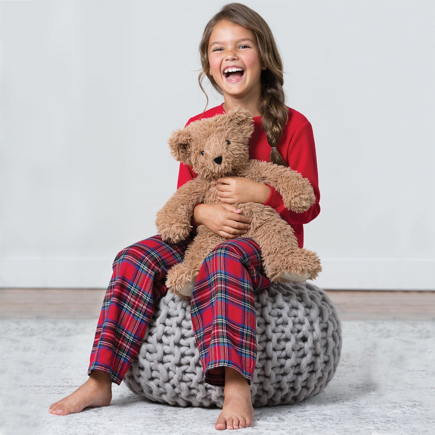 Vermont Teddy Bear Super Soft Almond Brown Teddy Bear - 18 Inch, Plush Stuffed Animal to Sleep with, Cozy Bear Plush from Stuffed Animals