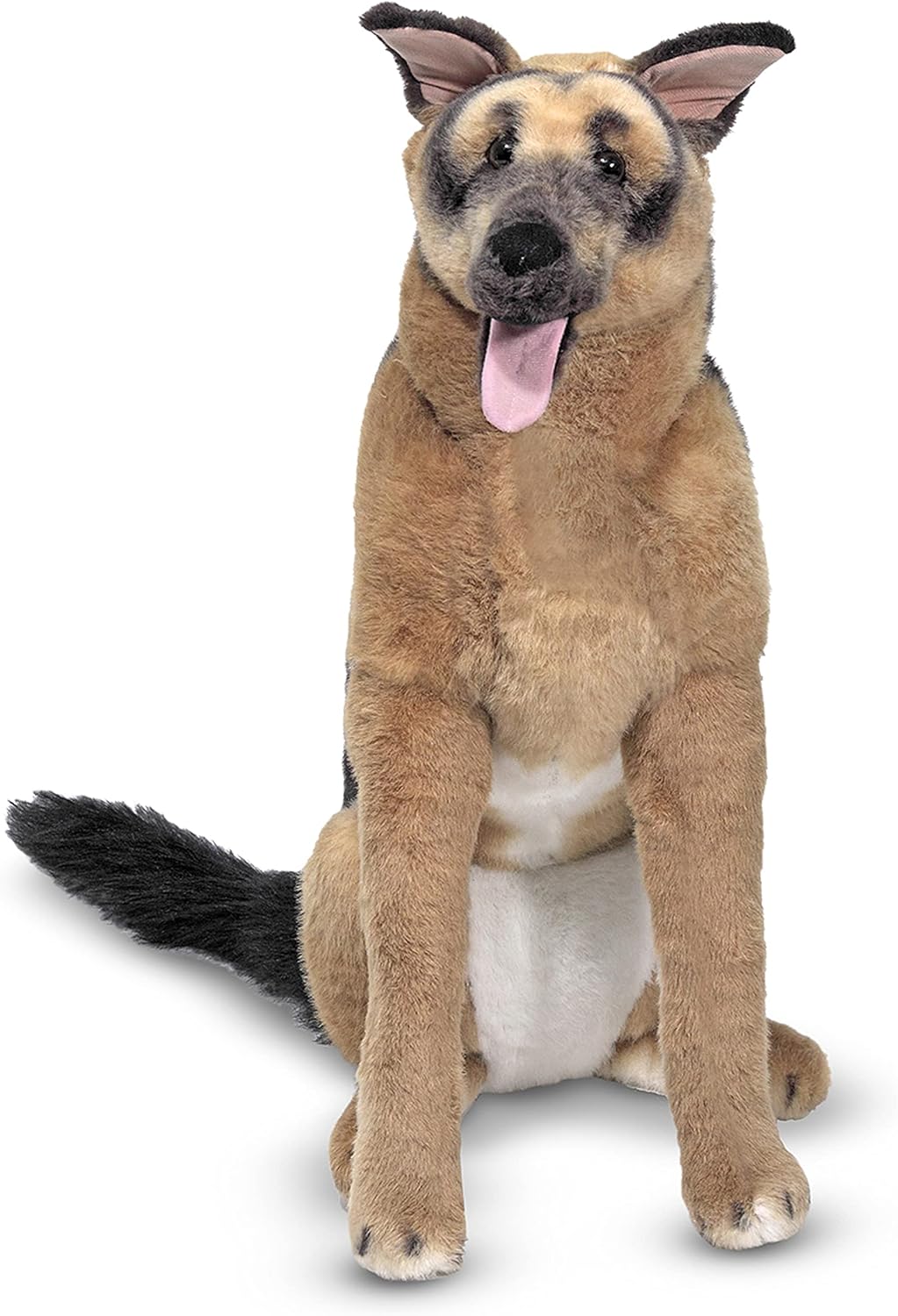 Melissa & Doug Giant German Shepherd - Lifelike Stuffed Animal Dog (over 2 feet tall)
