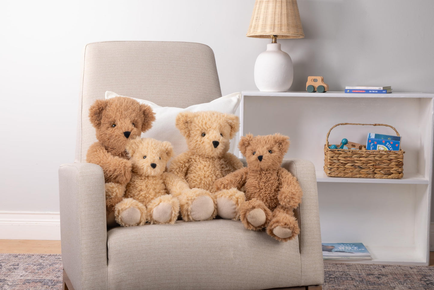 Vermont Teddy Bear Super Soft Almond Brown Teddy Bear - 18 Inch, Plush Stuffed Animal to Sleep with, Cozy Bear Plush from Stuffed Animals