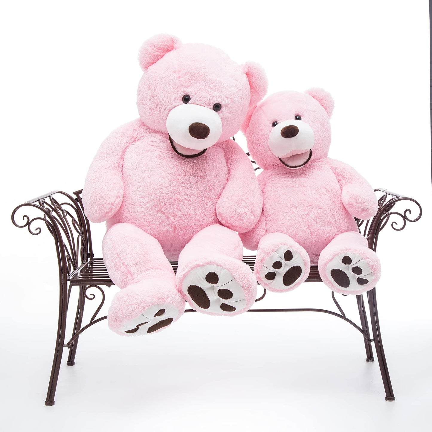 MorisMos Giant Teddy Bear Plush 5 Feet, Large Teddy Bears Stuffed Animals for Girlfriend Boyfriend, 5 Foot Life Size Bear Gifts for Valentine's Day, Baby Shower, Birthday