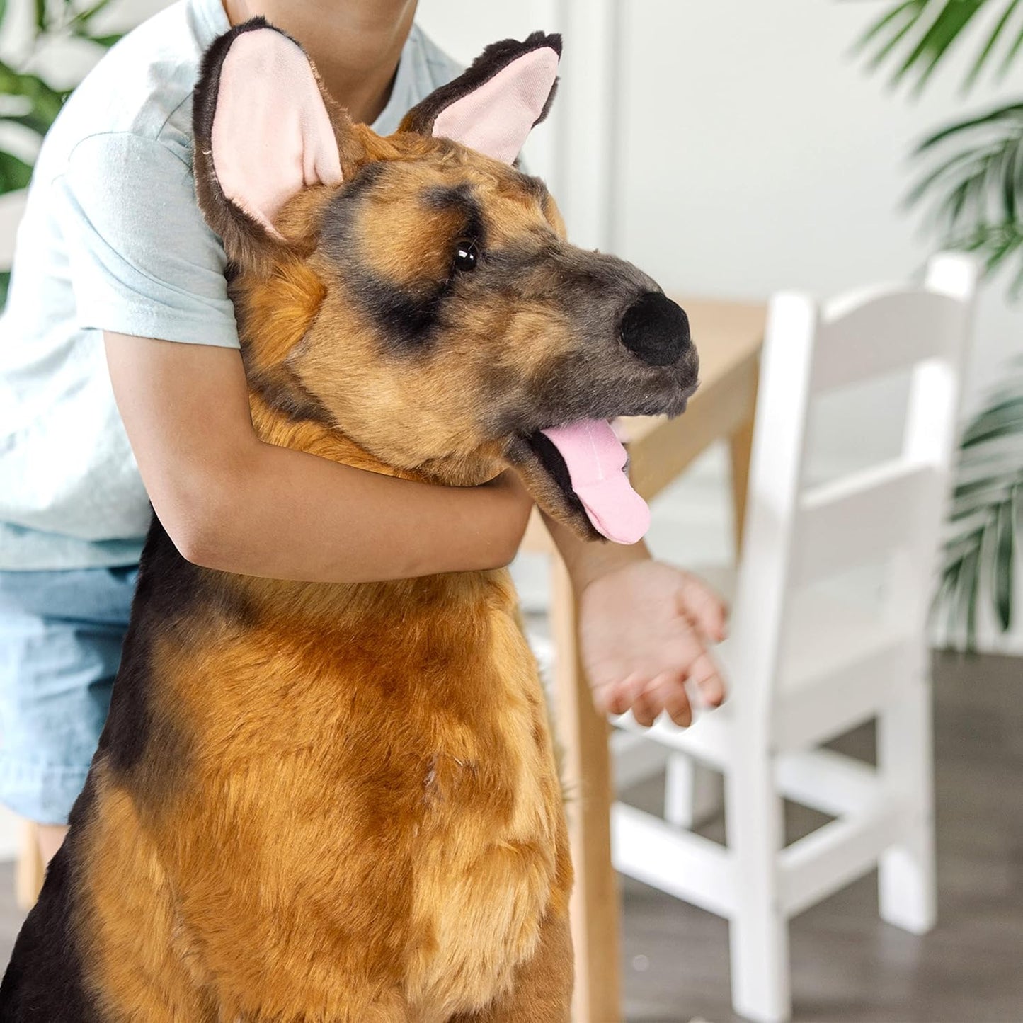 Melissa & Doug Giant German Shepherd - Lifelike Stuffed Animal Dog (over 2 feet tall)
