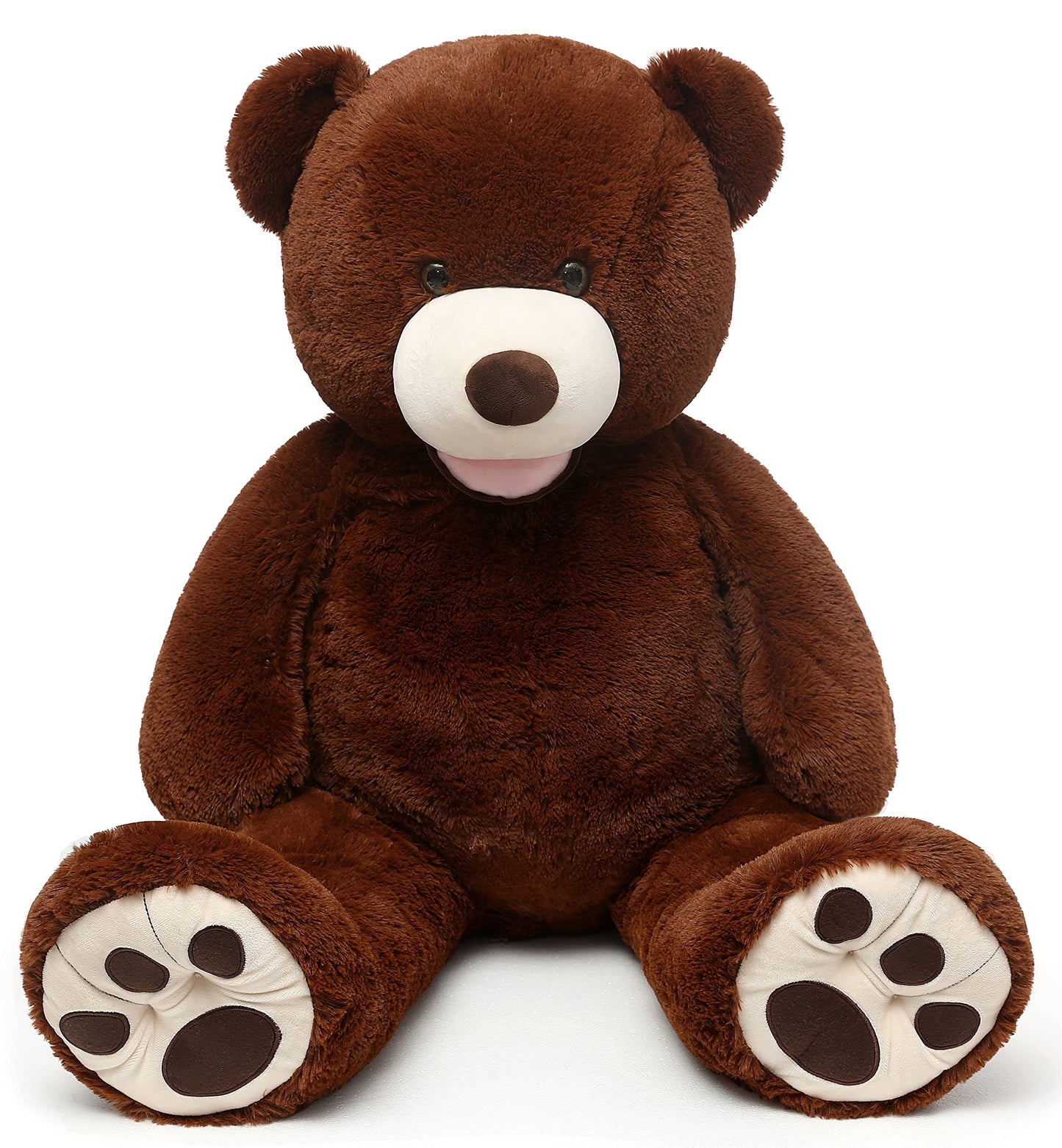MorisMos Giant Teddy Bear Plush 5 Feet, Large Teddy Bears Stuffed Animals for Girlfriend Boyfriend, 5 Foot Life Size Bear Gifts for Valentine's Day, Baby Shower, Birthday