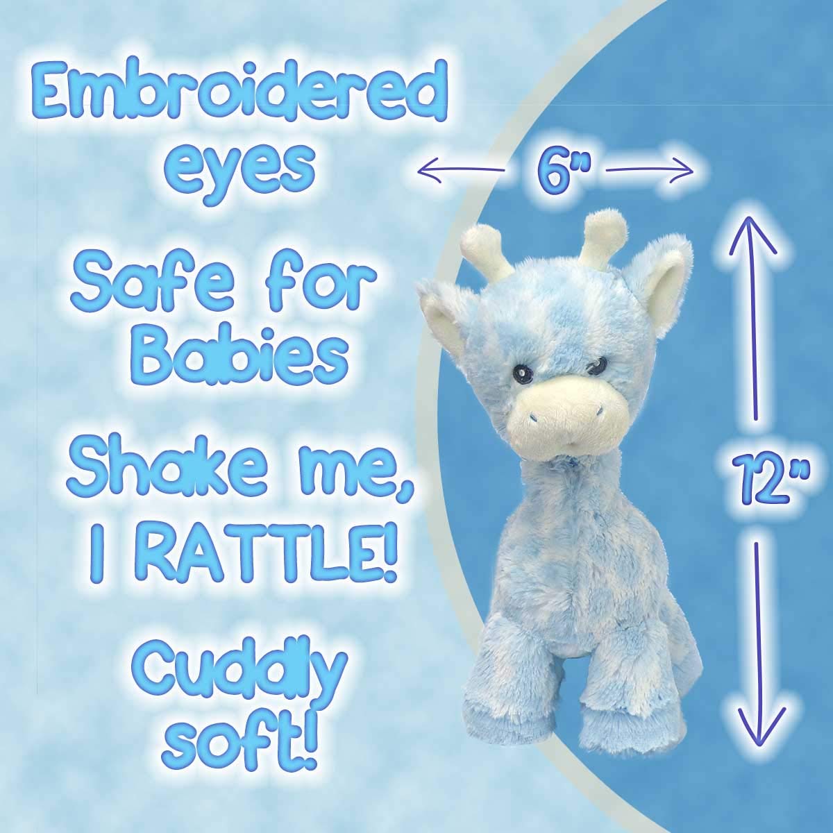 ebba Loppy Giraffe Plush (Pink Plush)