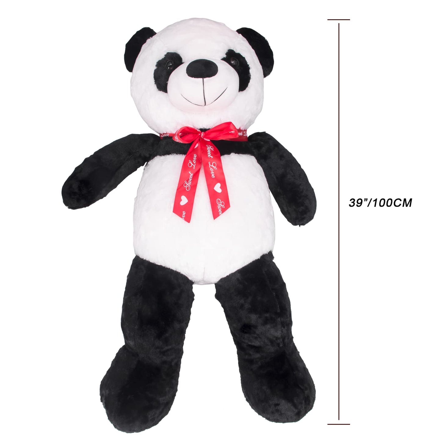 LOVOUS Super Soft Giant Stuffed Animal Panda Bear Plush Toy Gifts Kids, 5.2ft(62")