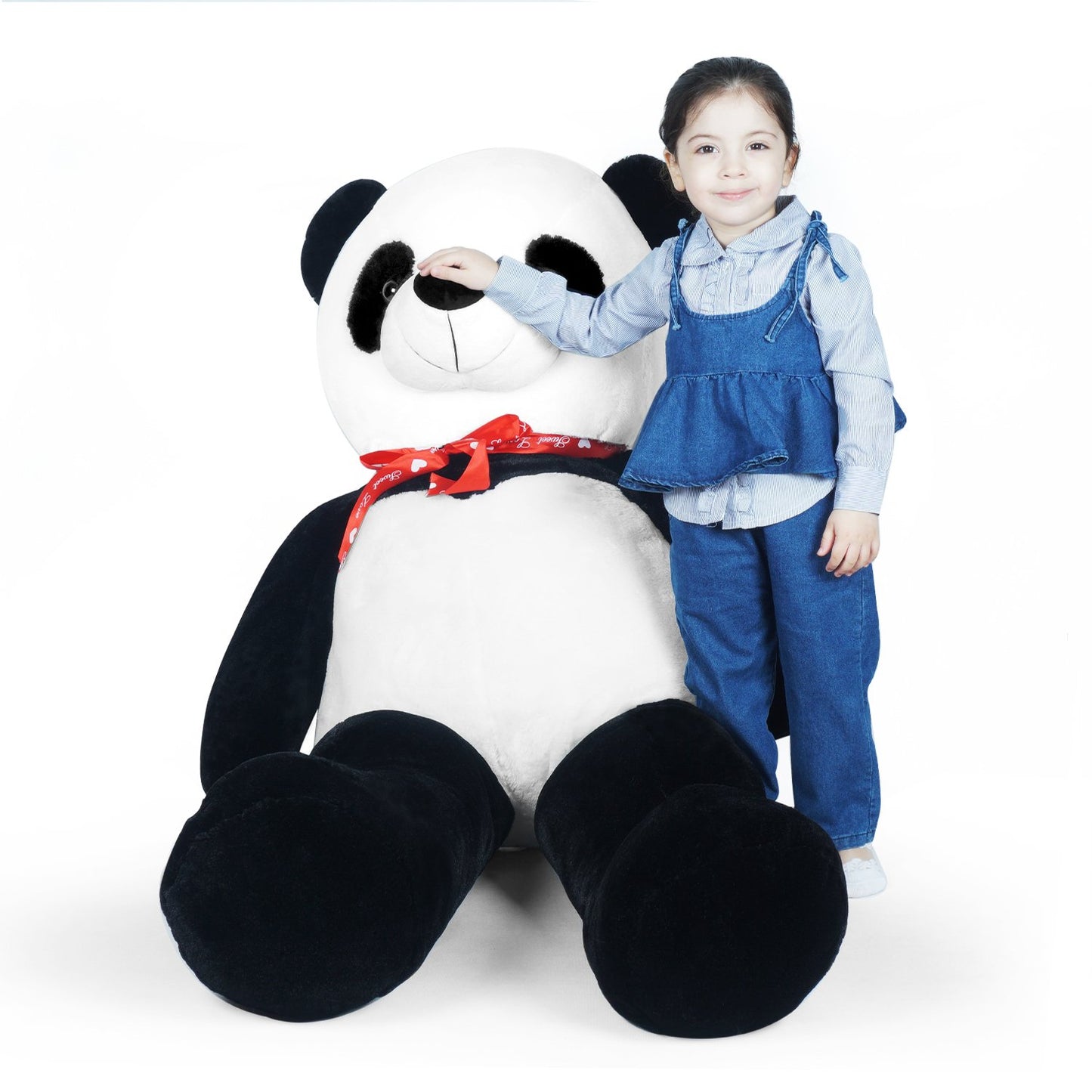 LOVOUS Super Soft Giant Stuffed Animal Panda Bear Plush Toy Gifts Kids, 5.2ft(62")